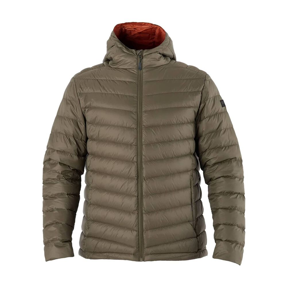 Parka Pluma Hw Pullay Con Gorro Verde Oliva image number 0.0